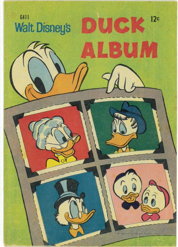 WALT DISNEY’S COMICS GIANT (G SERIES) (1951-1978) #411: Duck Album – FN