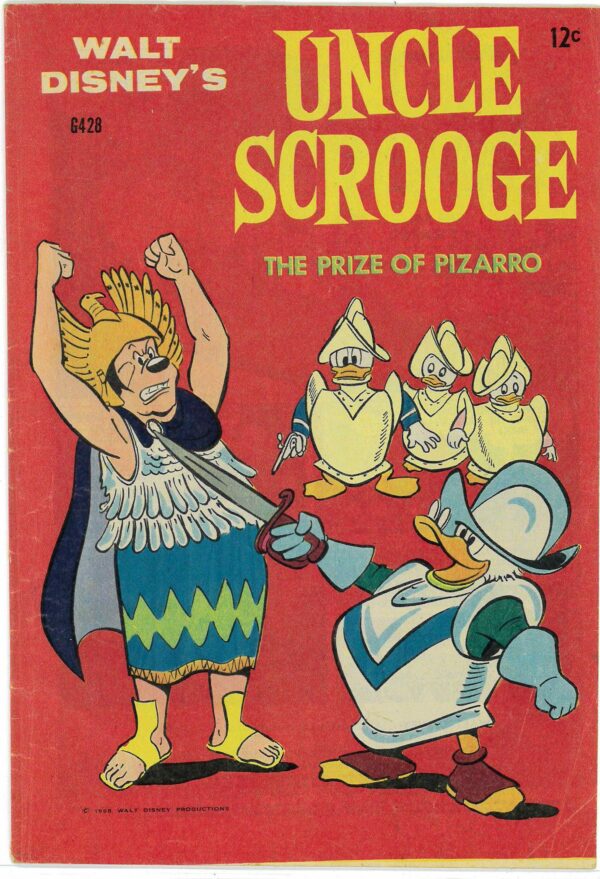 WALT DISNEY’S COMICS GIANT (G SERIES) (1951-1978) #428: Carl Barks Prize of Pizarro – FN – Uncle Scrooge