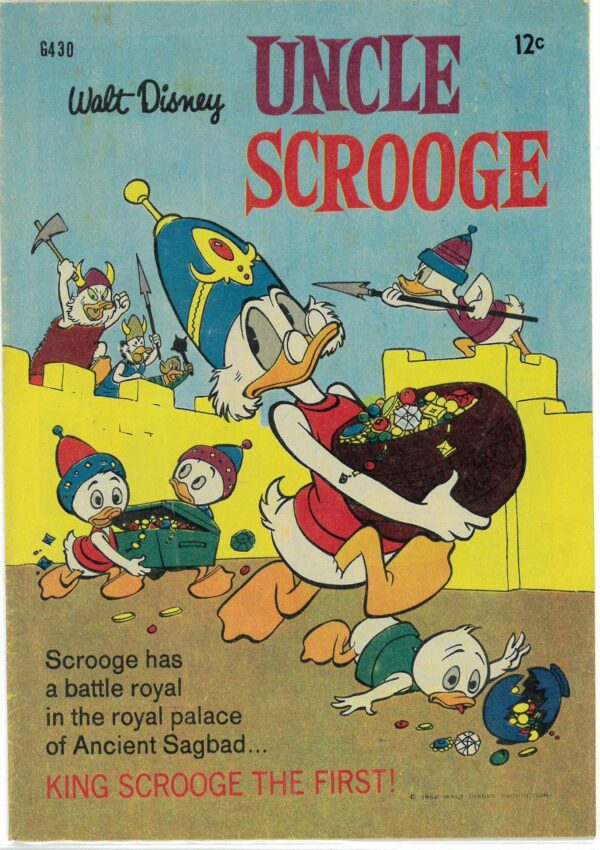 WALT DISNEY’S COMICS GIANT (G SERIES) (1951-1978) #430: Carl Barks King Scrooge the First – FN/VF – Uncle Scrooge