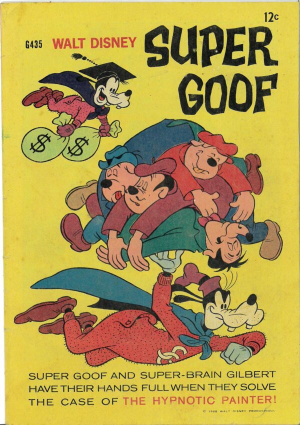 WALT DISNEY’S COMICS GIANT (G SERIES) (1951-1978) #435: Super Goof: Hypnotic Painter! – VG/FN