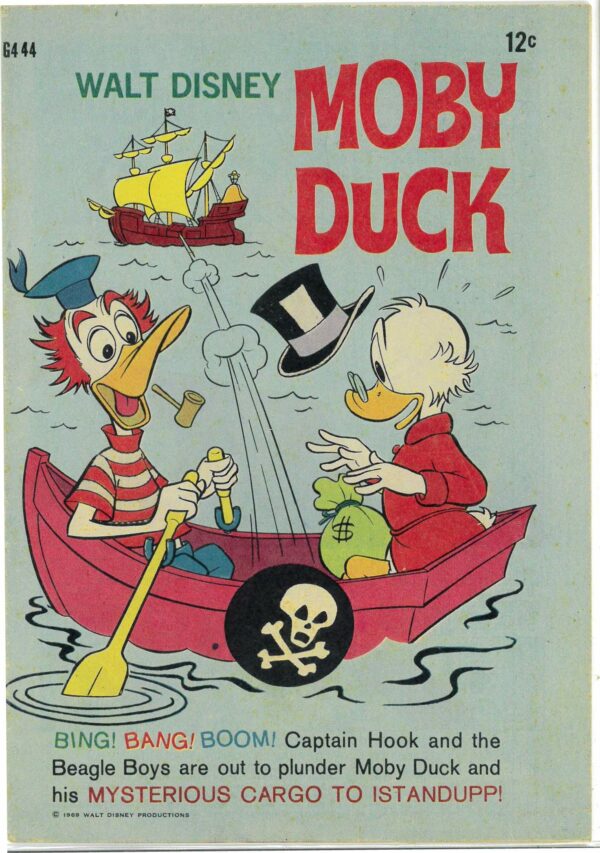WALT DISNEY’S COMICS GIANT (G SERIES) (1951-1978) #444: Moby Duck: Mysterious Cargo to Istandupp! – VG