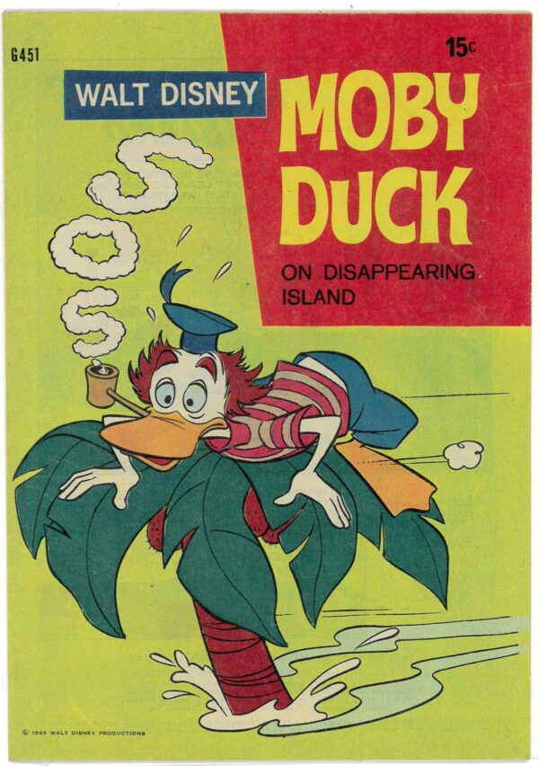 WALT DISNEY’S COMICS GIANT (G SERIES) (1951-1978) #451: Moby Duck on Disappearing Island – VF/NM