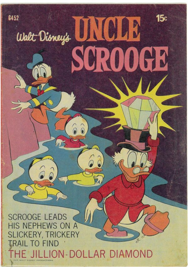 WALT DISNEY’S COMICS GIANT (G SERIES) (1951-1978) #452: Carl Barks Sags of Pizen Bluff – VG/FN – Uncle Scrooge
