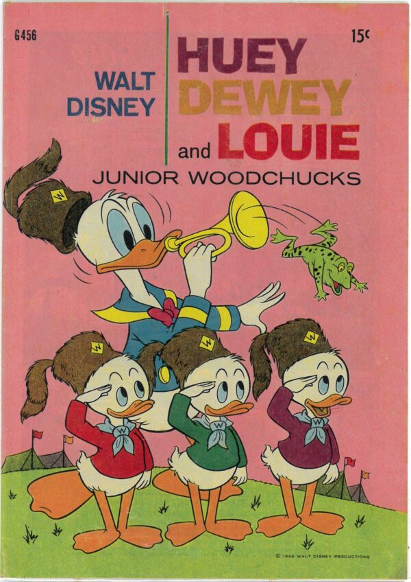 WALT DISNEY’S COMICS GIANT (G SERIES) (1951-1978) #456: Huey Dewey and Louie Junior Woodchucks – FN/VF
