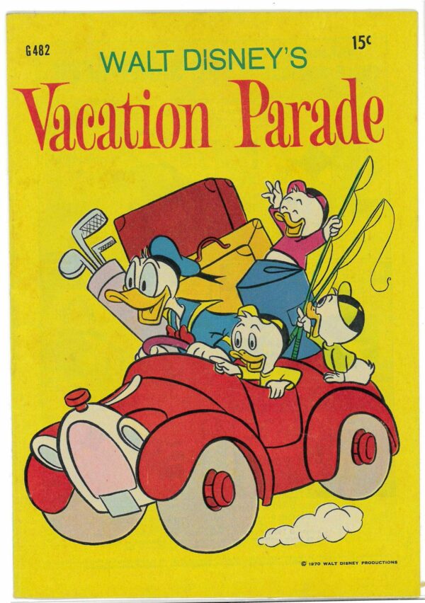 WALT DISNEY’S COMICS GIANT (G SERIES) (1951-1978) #482: Vacation Parade – VF/NM