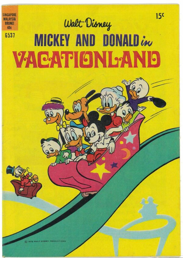 WALT DISNEY’S COMICS GIANT (G SERIES) (1951-1978) #537: Mickey and Donald: Vacationland – VF/NM