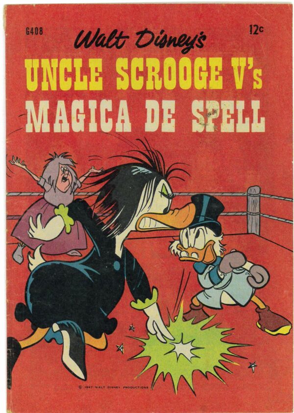 WALT DISNEY’S COMICS GIANT (G SERIES) (1951-1978) #408: Uncle Scrooge vs Magica De Spell – VG/FN
