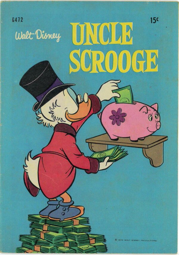 WALT DISNEY’S COMICS GIANT (G SERIES) (1951-1978) #472: Uncle Scrooge Case of the Soccer Tickets – FN/VF