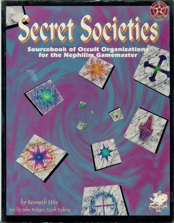 NEPHILIM RPG #3103: Secret Societies – Brand New (NM) – 3103