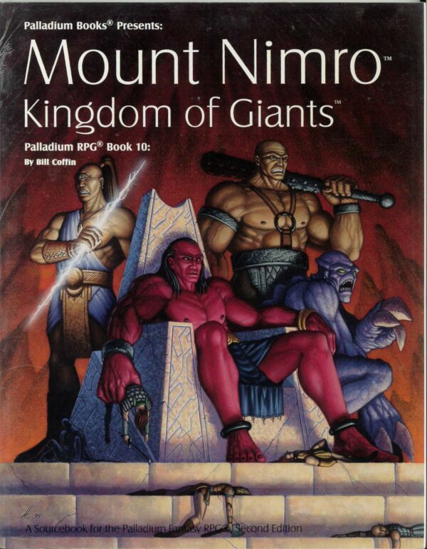 PALLADIUM FANTASY RPG #464: Book 10: Mount Nimro: Kingdom of the Giants (2nd Ed) NM 464