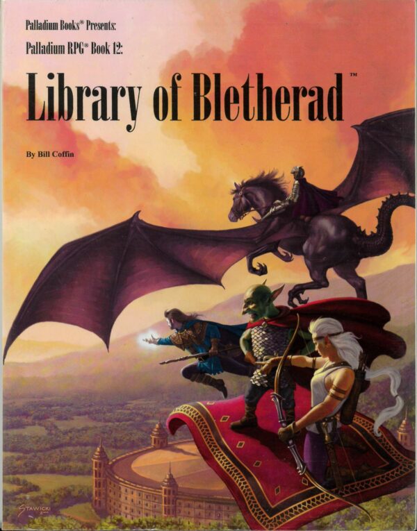 PALLADIUM FANTASY RPG #466: Book 12: Library of Bletherad – Brand New (NM) – 466