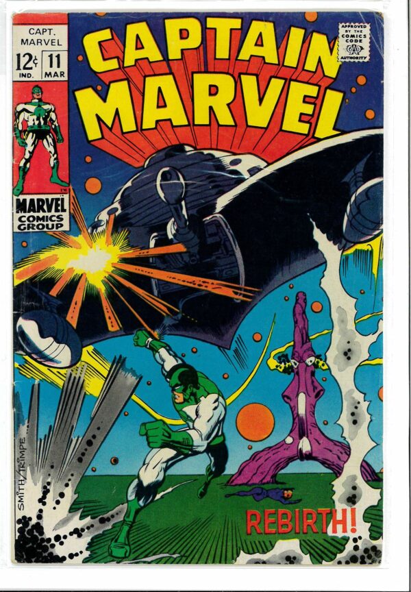 CAPTAIN MARVEL (1968-2018 SERIES) #11: 8.0 (VF)