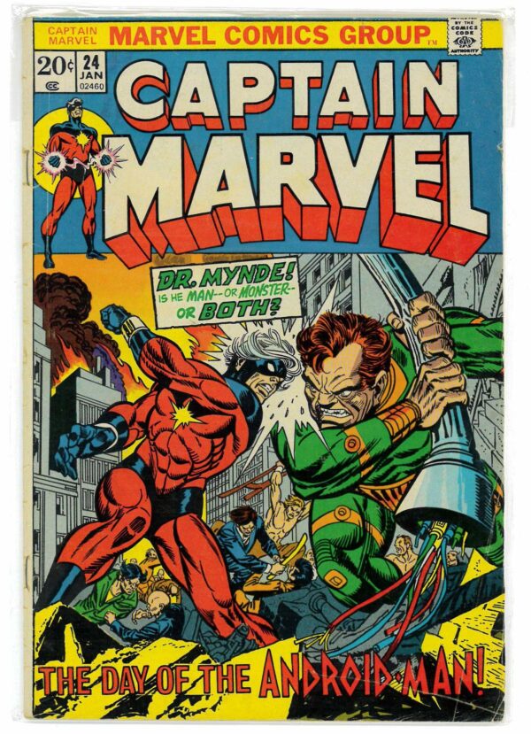 CAPTAIN MARVEL (1968-2018 SERIES) #24: 5.0 (VG/FN)