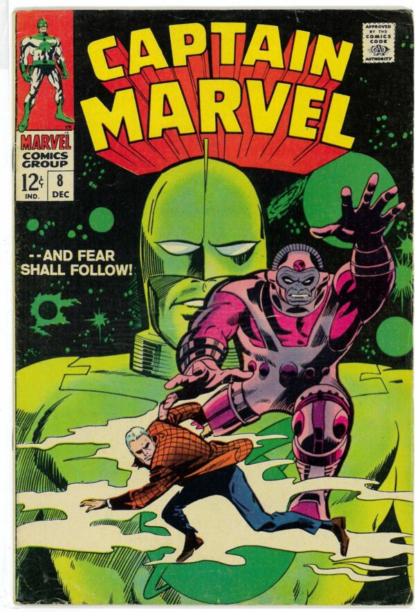 CAPTAIN MARVEL (1968-2018 SERIES) #8: 9.0 (VF/NM)