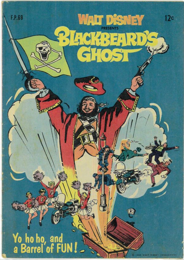 WALT DISNEY’S FILM PREVIEW COMIC (FP) (1953-1977) #69: Blackbeard’s Ghost – VG