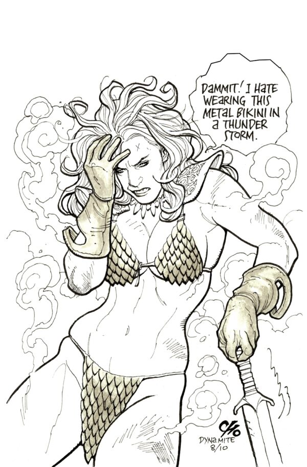 INVINCIBLE RED SONJA #4: Frank Cho virgin cover T