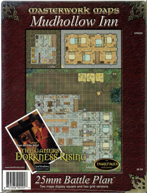MASTERWORK MAPS UNIVERSE 25MM BATTLE PLAN: Mudhollow Inn – Brand New (NM) – DF8003