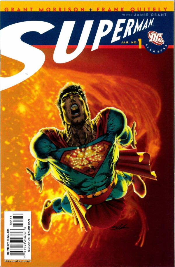 ALL STAR SUPERMAN VARIANT COVER #1: Neal Adams cover