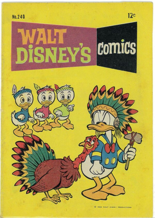 WALT DISNEY’S COMICS (1946-1978 SERIES) #240: Carl Barks Searching for a Successor – VG/FN – Vol 21 Iss 2