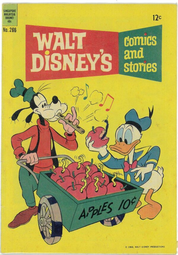 WALT DISNEY’S COMICS (1946-1978 SERIES) #266: Carl Barks x2 Special Delivery, Trapped Lightning (untit) FN
