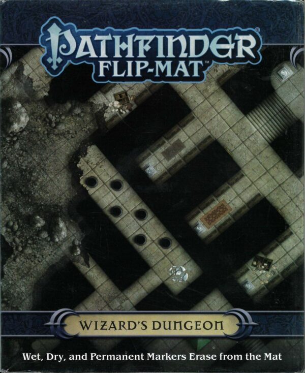 PATHFINDER MAP PACK #105: Wizard’s Dungeon flip-mat – NM