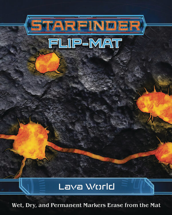STARFINDER RPG #118: Lava World flipmat