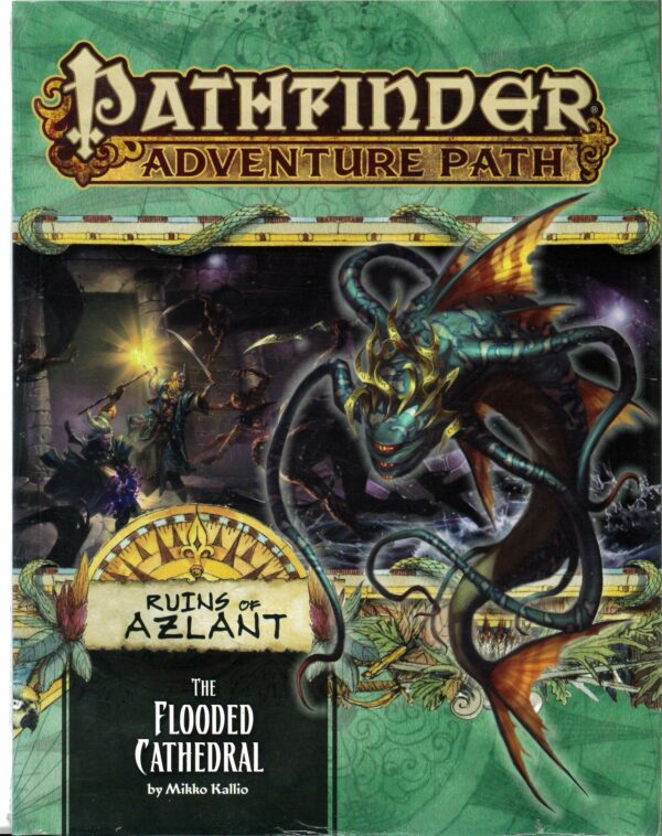 PATHFINDER MODULE #123: Ruins of Azlant 3: The Flooded Cathedral – Brand New (NM)