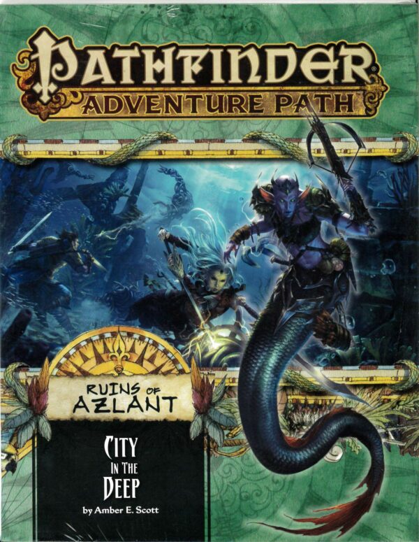 PATHFINDER MODULE #124: Ruins of Azlant 4: City in the Deep – Brand New (NM) 124