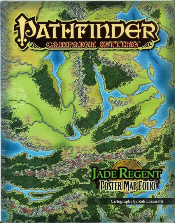 PATHFINDER CAMPAIGN SETTING #14: Jade Regent Poster Map Folio – NM