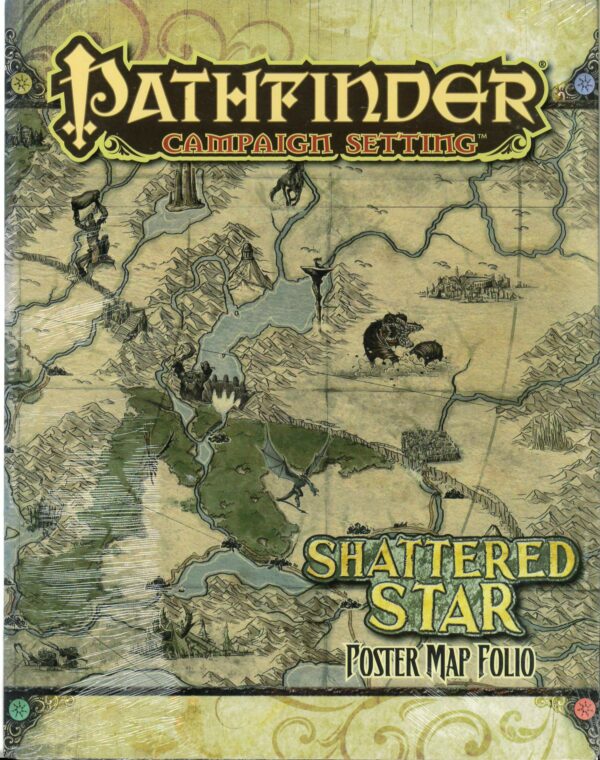 PATHFINDER CAMPAIGN SETTING #27: Shattered Star Poster Map Folio – NM