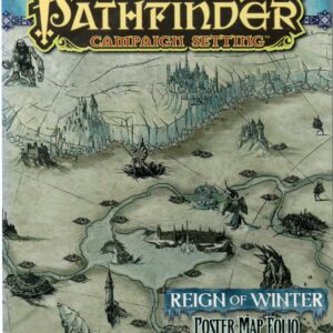 PATHFINDER CAMPAIGN SETTING #33: Reign of Winter Poster Map – NM