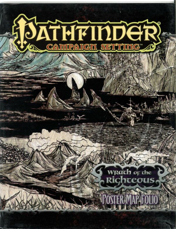 PATHFINDER CAMPAIGN SETTING #39: Wrath of the Righteous Poster Map – NM
