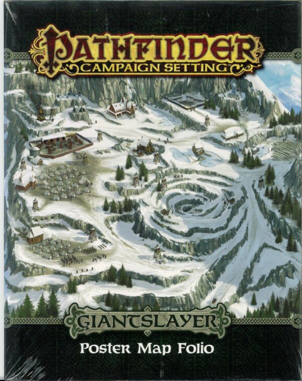 PATHFINDER CAMPAIGN SETTING #55: Giantslayer Poster Map foilo – NM