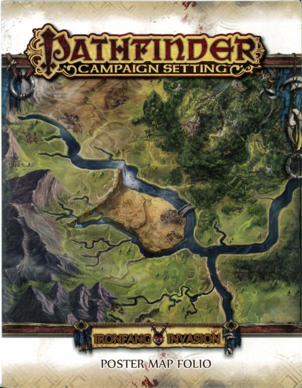 PATHFINDER CAMPAIGN SETTING #75: Iron Fang Poster Map Folio – NM