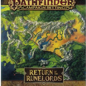 PATHFINDER CAMPAIGN SETTING #85: Return of the Runelords Poster Map Folio – NM