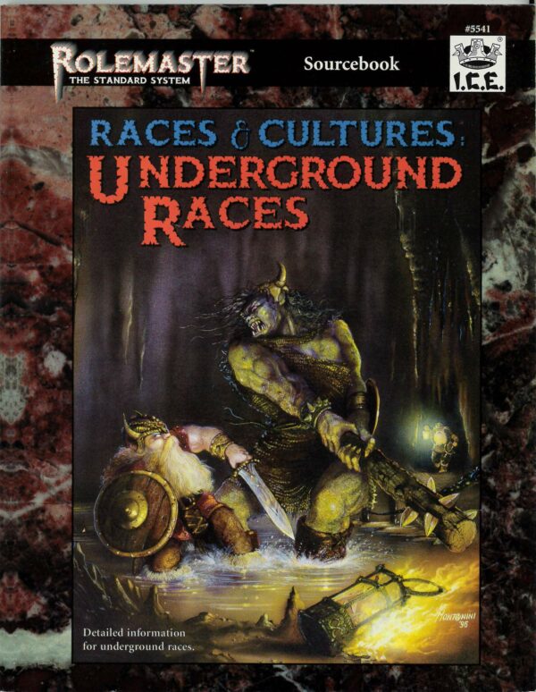 ROLEMASTER RPG #5541: Races & Cultures 1: Underground Races – Brand New (NM) 5541