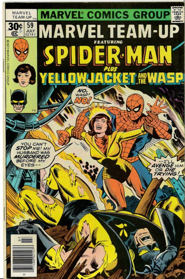 MARVEL TEAM-UP (1972-1985 SERIES) #59: Spider-Man, Yellowjacket & Wasp – 9.0 (VF/NM)