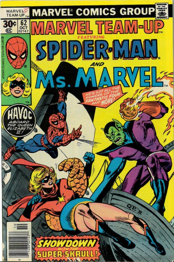 MARVEL TEAM-UP (1972-1985 SERIES) #62: Spider-Man & Ms. Marvel – 6.0 (FN)