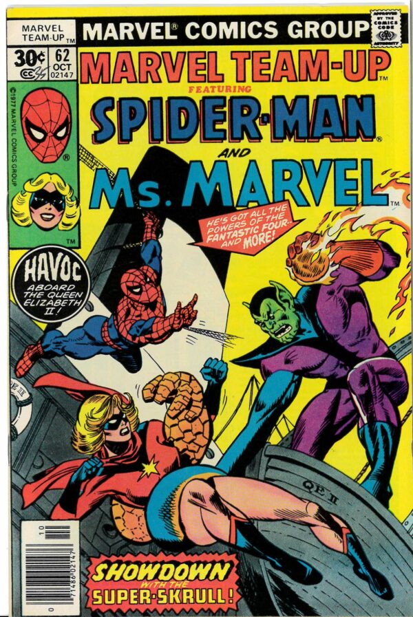 MARVEL TEAM-UP (1972-1985 SERIES) #62: Spider-Man & Ms. Marvel – 9.2 (NM)