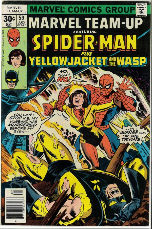 MARVEL TEAM-UP (1972-1985 SERIES) #59: Spider-Man, Yellowjacket & Wasp – 8.0 (VF)