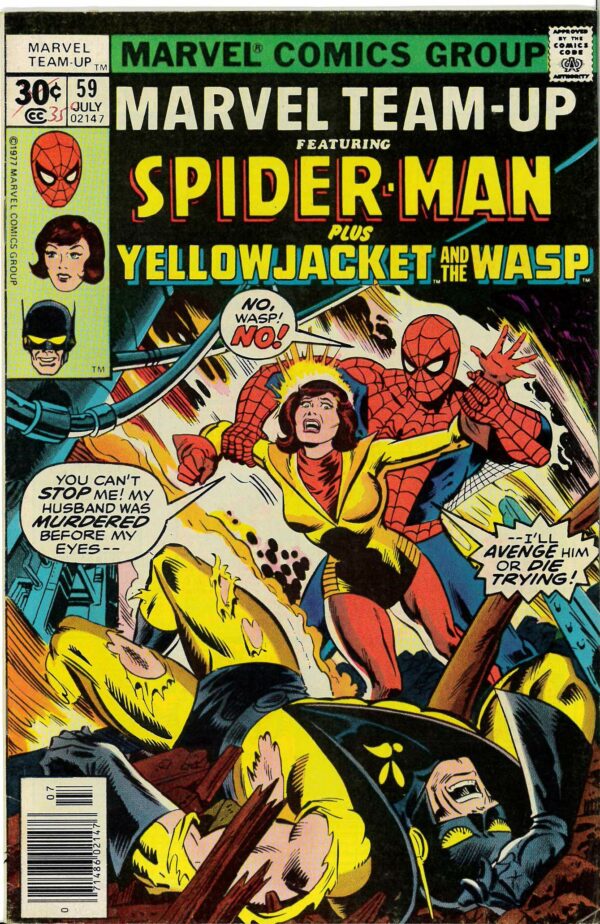 MARVEL TEAM-UP (1972-1985 SERIES) #59: Spider-Man, Yellowjacket & Wasp – 7.0 (FN/VF)