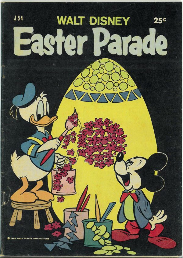 WALT DISNEY’S JUMBO SERIES (1955-1969 SERIES) #54: Carl Barks (three stories) – VG – Easter Parade