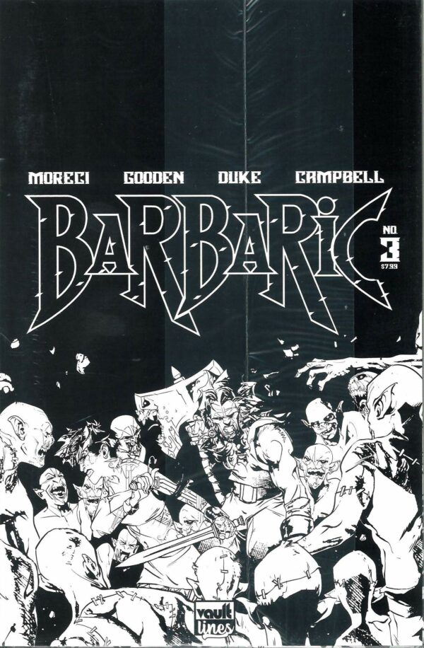BARBARIC #3: Tim Seeley Black Bag cover C