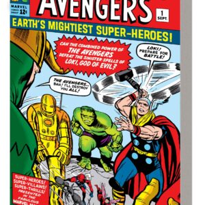 MIGHTY MARVEL MASTERWORKS: AVENGERS GN TP #1: Jack Kirby Direct Marvel cover