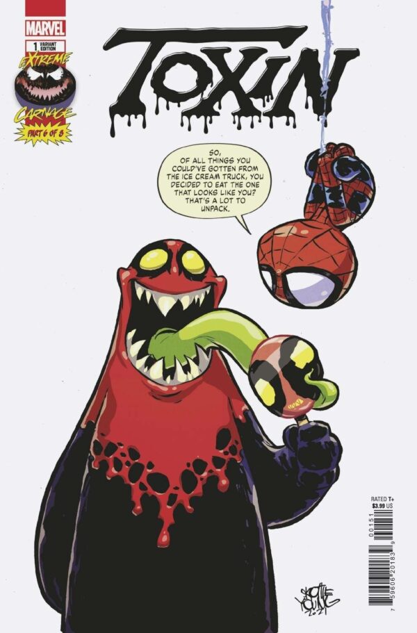EXTREME CARNAGE: TOXIN #1: Skottie Young Babies cover