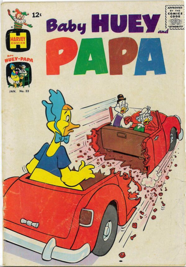 BABY HUEY AND PAPA (1962-1968 SERIES) #33: Final Issue – VG