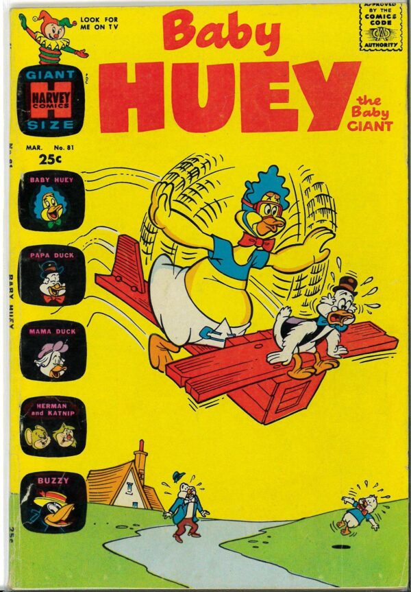 BABY HUEY, THE GIANT BABY (1956-1990 SERIES) #81: FN