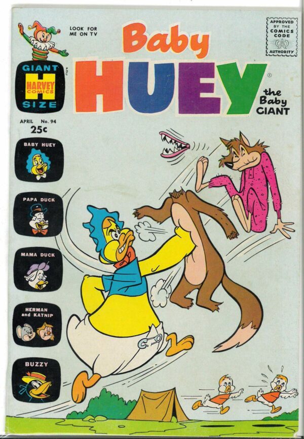 BABY HUEY, THE GIANT BABY (1956-1990 SERIES) #94: VF/NM