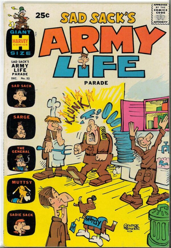 SAD SACK’S ARMY LIFE PARADE #32: VF/NM