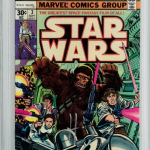 STAR WARS (1977-2019 SERIES) #3: Signed by Howard Chaykin (COA) Halo Graded 9.4 (NM)